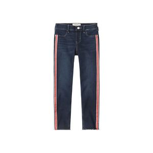 Abercrombie & Fitch Jeans 'FASH ANKLE' denim albastru / roșu imagine