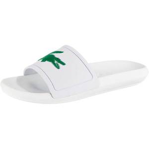LACOSTE Flip-flops 'Croco' verde / alb imagine