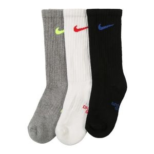 NIKE Șosete sport 'Cushioned Crew Training Socks (3 Pair)' alb / gri / negru imagine
