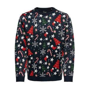 Only & Sons Pulover 'Christmas' navy / culori mixte imagine