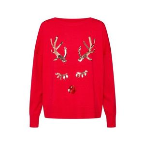 ONLY Pulover 'onlXDEER L/S PULLOVER KNT' roșu imagine