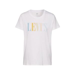 LEVI'S Tricou alb / albastru / galben imagine