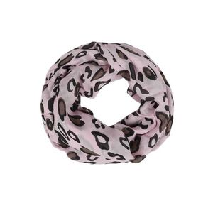 Zwillingsherz Fular tub 'Leo' maro / roz / negru imagine