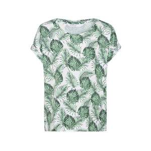 ONLY Tricou 'MOSTER' verde iarbă / offwhite imagine