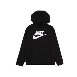 Nike Sportswear Bluză de molton 'CLUB + HBR PO' negru / alb imagine
