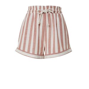 EDITED Pantaloni 'Nirina' roz / alb imagine
