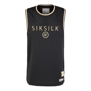 SikSilk Tricou negru / auriu imagine