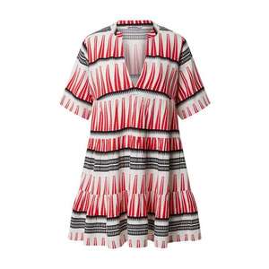 ONLY Rochie tip bluză 'ONLLUCCA ATHENA S/S DRESS' alb / roșu / negru imagine