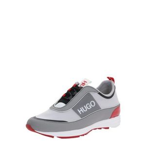 HUGO Sneaker low 'Hybrid_Runn_Mnpu' roșu / gri deschis imagine