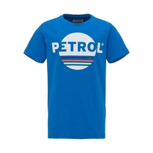 Petrol Industries Tricou albastru / alb / albastru închis / roșu / galben imagine