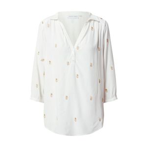 Fabienne Chapot Bluză 'Trudy Embro Top' alb / maro imagine