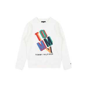 TOMMY HILFIGER Bluză de molton 'Fun Artwork' alb / culori mixte imagine