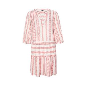 COMMA Rochie tip bluză roz / alb imagine