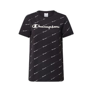 Champion Authentic Athletic Apparel Tricou negru / alb / gri închis imagine