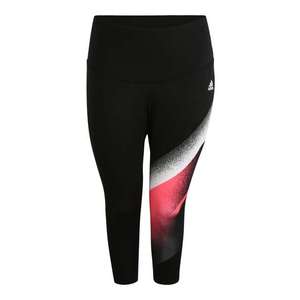 ADIDAS PERFORMANCE Pantaloni sport roșu / negru / argintiu imagine