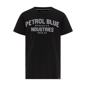 Petrol Industries Tricou negru / gri deschis imagine