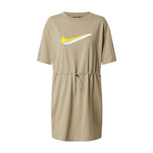 Nike Sportswear Rochie maro deschis / galben / alb imagine