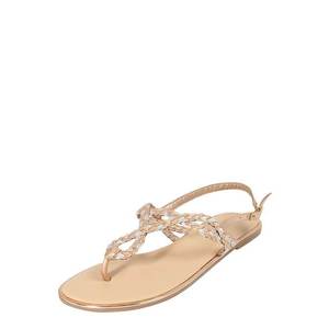 Hailys Flip-flops 'Enola' auriu - roz / argintiu imagine