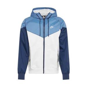 Nike Sportswear Geacă de primăvară-toamnă albastru închis / alb / albastru deschis imagine