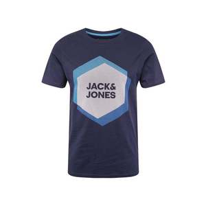JACK & JONES Tricou 'YODA' navy / alb / albastru deschis / albastru imagine