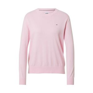 Tommy Jeans Pulover roz pastel imagine