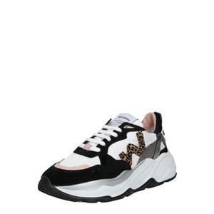 WOMSH Sneaker low 'FUTURA' argintiu / alb / negru / roz imagine