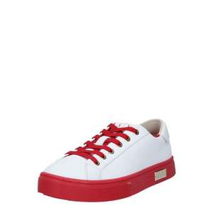 ARMANI EXCHANGE Sneaker low alb / roșu imagine