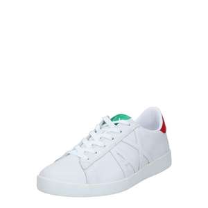 ARMANI EXCHANGE Sneaker low roșu / alb imagine