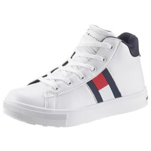TOMMY HILFIGER Sneaker alb / navy / roșu imagine
