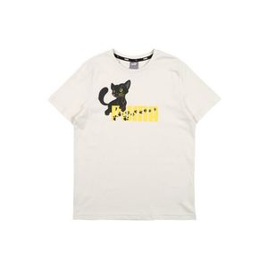 PUMA Tricou funcțional 'Animals Tee' alb / galben / negru imagine