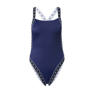 Calvin Klein Swimwear Costum de baie întreg 'Core Mono Tape' albastru / negru / alb imagine