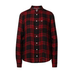 Tommy Jeans Bluză negru / roșu imagine