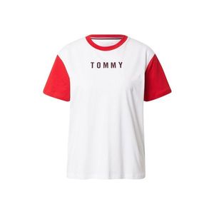Tommy Hilfiger Underwear Bluză de noapte alb / roșu imagine