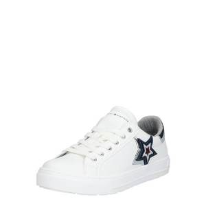 TOMMY HILFIGER Sneaker alb / albastru închis / argintiu / roşu închis / gri imagine
