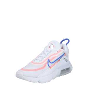 Nike Sportswear Sneaker low alb / portocaliu neon / albastru royal imagine