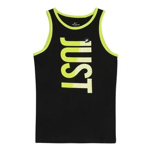 Nike Sportswear Tricou negru / alb / galben neon imagine