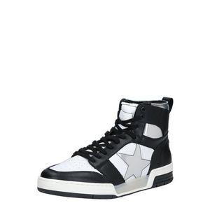 STEVE MADDEN Sneaker înalt 'Malone' alb / negru / argintiu imagine