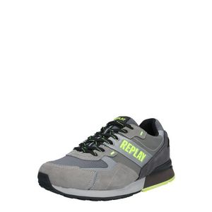REPLAY Sneaker low verde neon / gri deschis / gri imagine