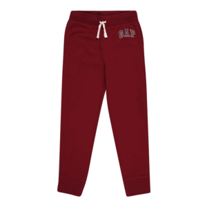 GAP Pantaloni roșu ruginiu / negru / alb imagine