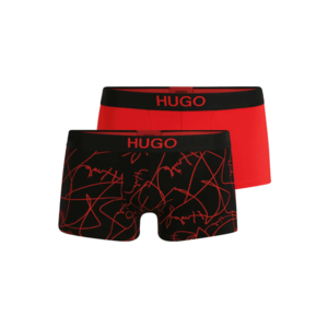 HUGO Boxeri negru / roșu deschis imagine