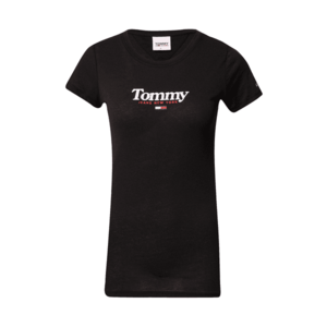 Tommy Jeans Tricou negru / alb / roșu imagine