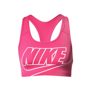Nike Sportswear Sutien 'SWOOSH FUTURA' alb / roz imagine