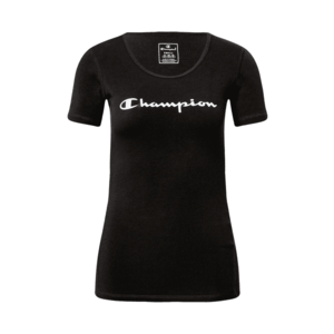 Champion Authentic Athletic Apparel Tricou funcțional negru / alb imagine