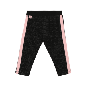 Boboli Pantaloni gri metalic / alb / roz imagine