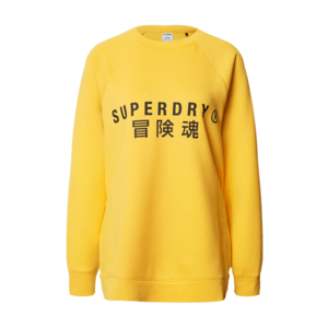 Superdry Bluză de molton galben imagine
