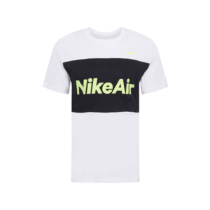 Nike Sportswear Tricou negru / alb / galben imagine