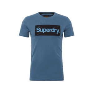 Superdry Tricou albastru porumbel / negru imagine