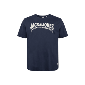 Jack & Jones Plus Tricou 'HISTORY' navy / alb imagine