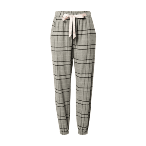 Hunkemöller Pantaloni de pijama gri / roz / negru imagine