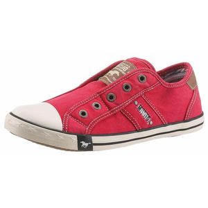 MUSTANG Sneaker low maro / roșu / alb imagine